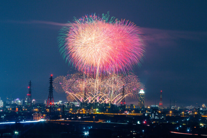 今治市民のまつりおんまく花火(愛媛県今治市)