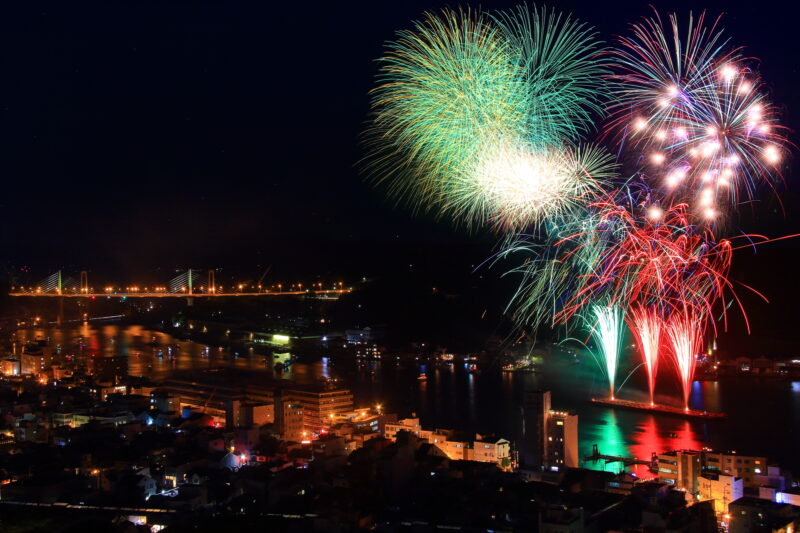 おのみち住吉花火まつり(広島県尾道市)
