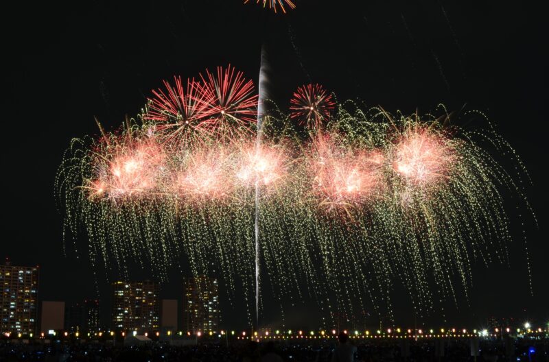 平和のつどい平和祈念花火(東京都大田区)