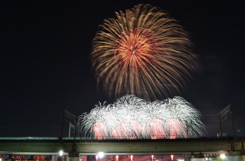 平和のつどい平和祈念花火(東京都大田区)