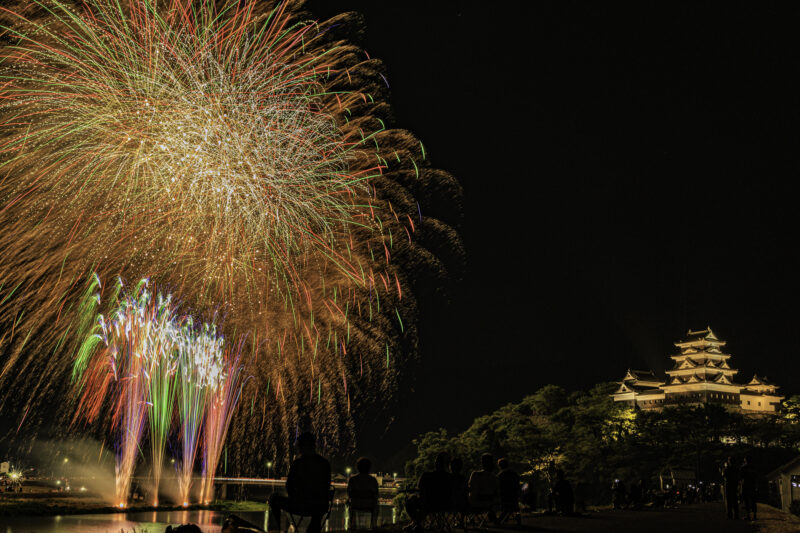 大洲川まつり花火大会(愛媛県大洲市)