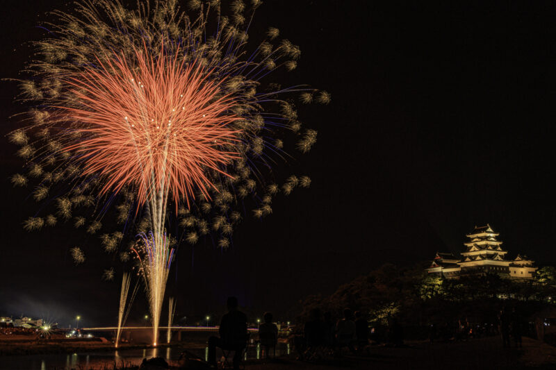 大洲川まつり花火大会(愛媛県大洲市)