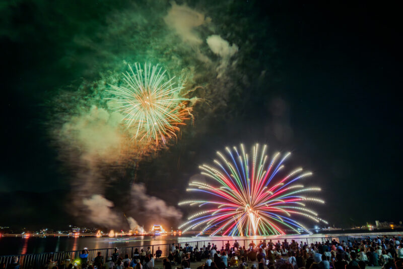 三陸大船渡夏まつり花火大会(岩手県大船渡市)