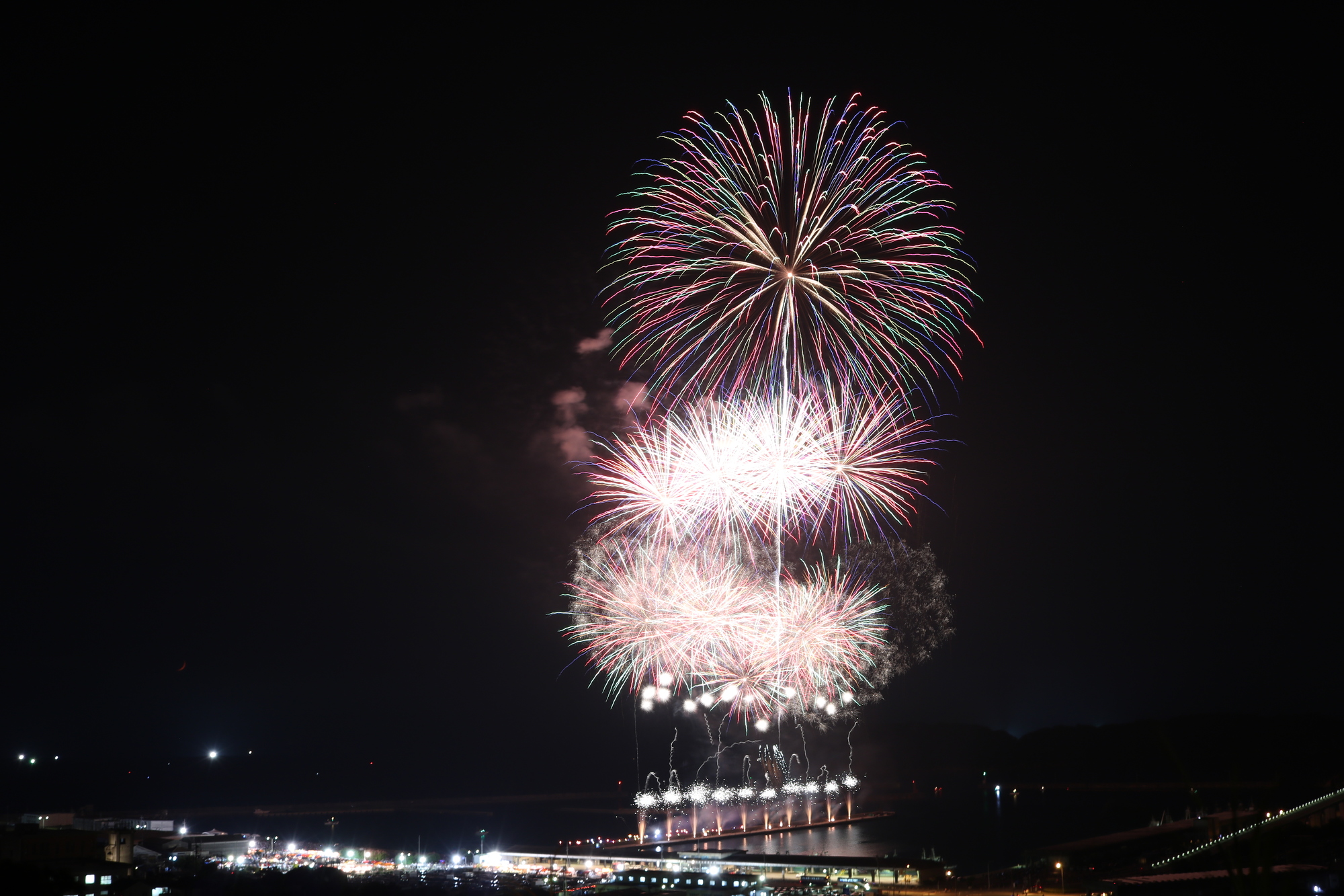 石州浜っ子夏まつり打ち上げ花火(島根県浜田市)