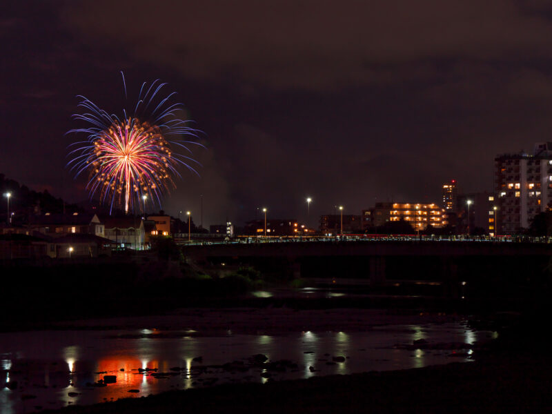 仙台七夕花火祭(宮城県仙台市青葉区)
