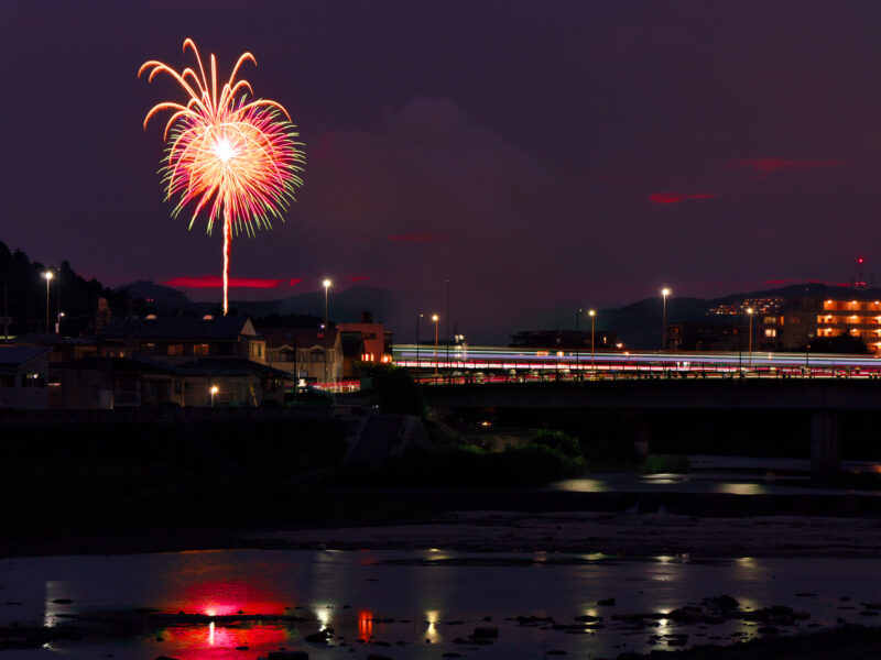 仙台七夕花火祭(宮城県仙台市青葉区)