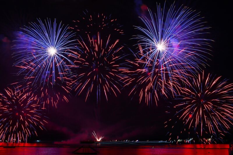 瀬戸田町夏まつり花火打ち上げ(広島県尾道市)