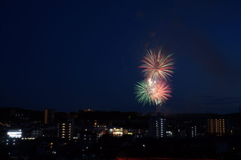 せともの祭花火打ち上げ(愛知県瀬戸市)