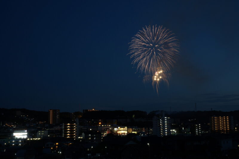 せともの祭花火打ち上げ(愛知県瀬戸市)