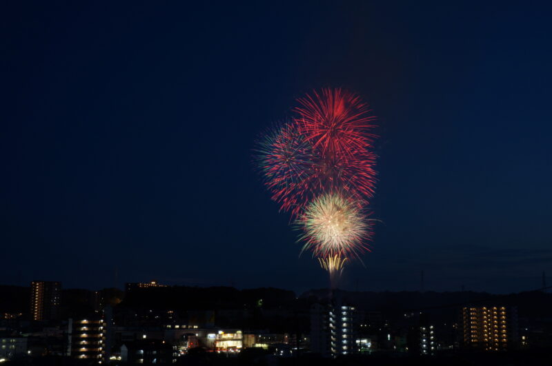 せともの祭花火打ち上げ(愛知県瀬戸市)