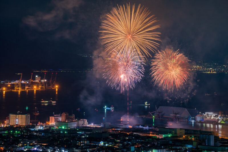 清水みなと祭り海上花火大会(静岡県静岡市清水区)