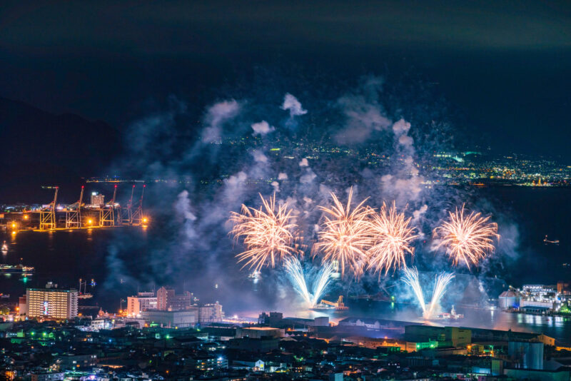 清水みなと祭り海上花火大会(静岡県静岡市清水区)