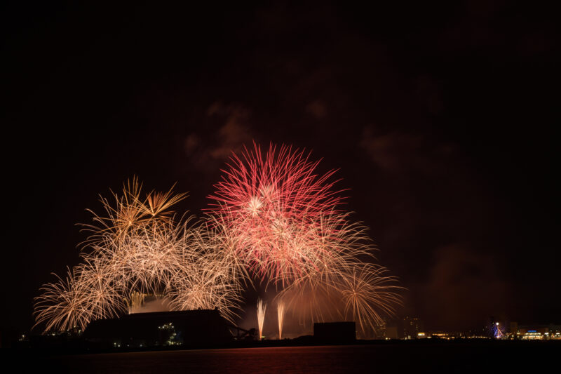清水みなと祭り海上花火大会(静岡県静岡市清水区)