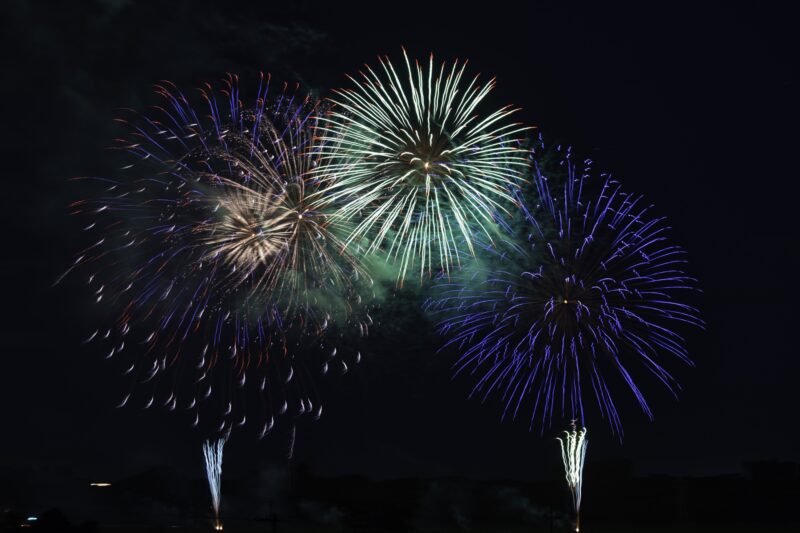 荘内メッセージ花火(宮崎県都城市)