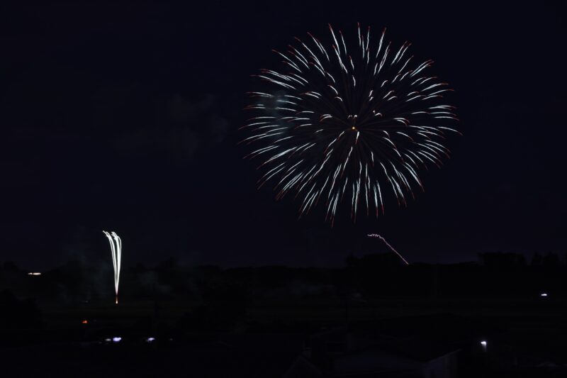 荘内メッセージ花火(宮崎県都城市)