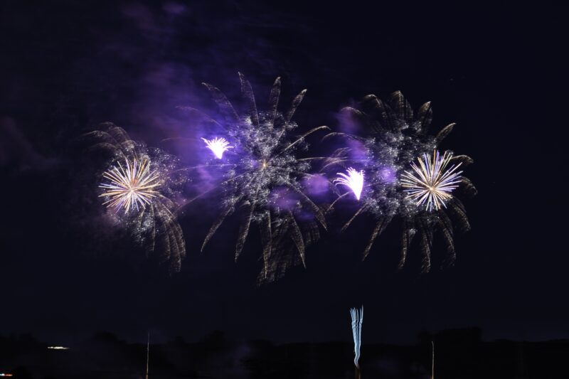 荘内メッセージ花火(宮崎県都城市)