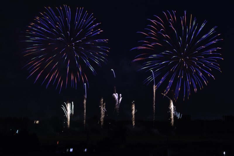 荘内メッセージ花火(宮崎県都城市)
