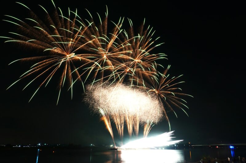 水郷潮来花火大会(茨城県潮来市)