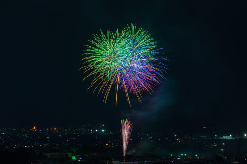 すすき川花火大会(長野県松本市)