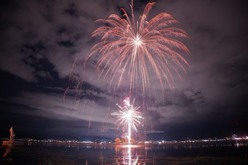 諏訪湖サマーナイト花火(長野県諏訪市)