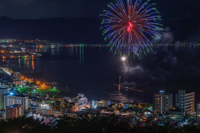 諏訪湖サマーナイト花火(長野県諏訪市)