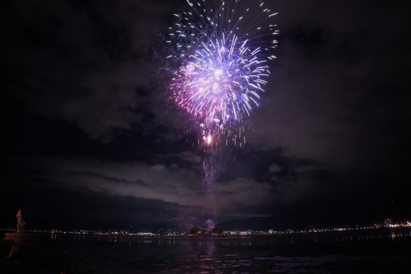 諏訪湖サマーナイト花火(長野県諏訪市)