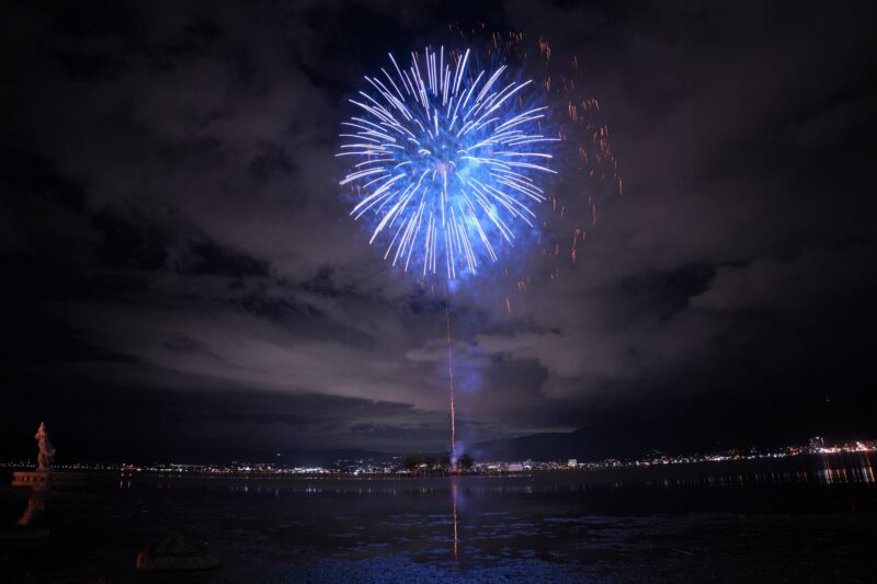 諏訪湖サマーナイト花火(長野県諏訪市)
