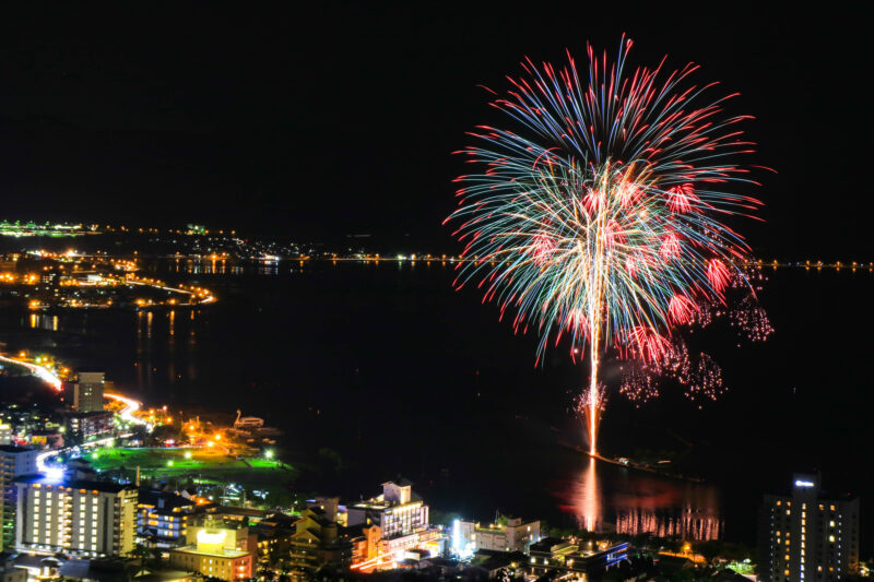 諏訪湖サマーナイト花火(長野県諏訪市)
