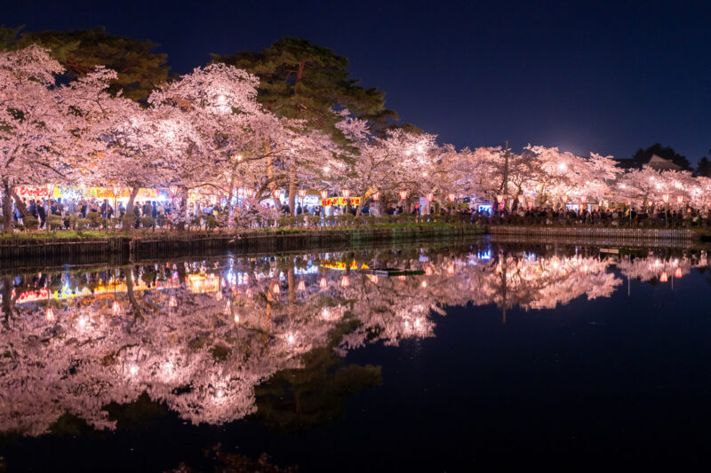 高田城址公園観桜会ミュージックスターマイン(新潟県上越市)