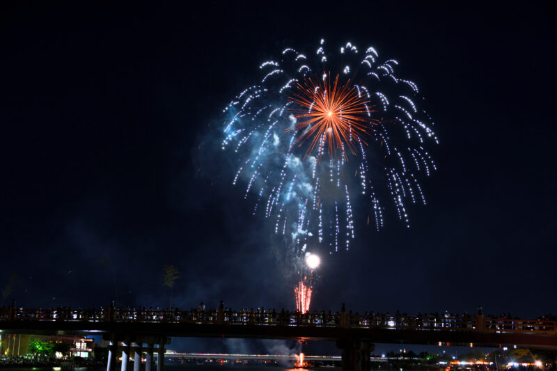 建部大社納涼船幸祭奉納花火(滋賀県大津市)