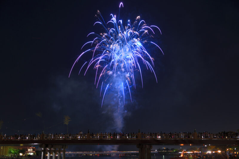 建部大社納涼船幸祭奉納花火(滋賀県大津市)