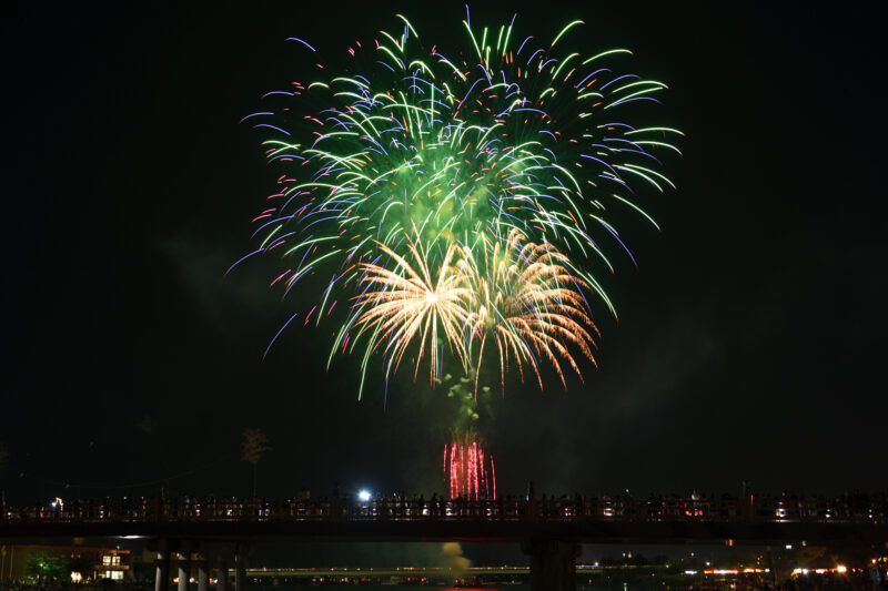建部大社納涼船幸祭奉納花火(滋賀県大津市)