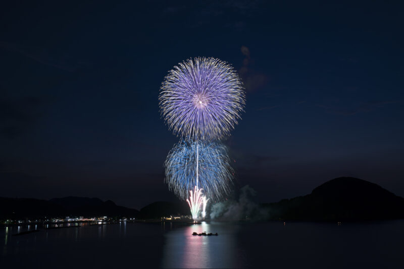 たけの海上花火大会(兵庫県豊岡市)