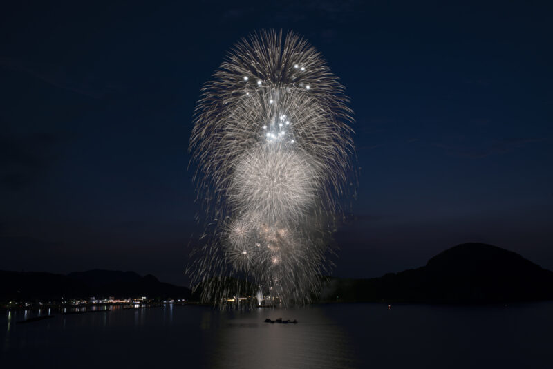 たけの海上花火大会(兵庫県豊岡市)