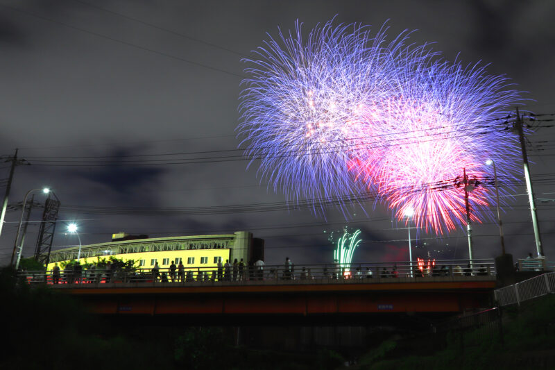 たたら祭りフィナーレ花火(埼玉県川口市)