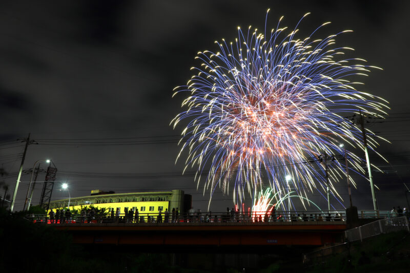 たたら祭りフィナーレ花火(埼玉県川口市)
