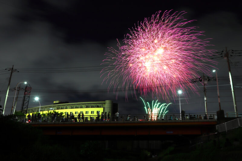 たたら祭りフィナーレ花火(埼玉県川口市)