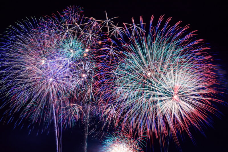 たたら祭りフィナーレ花火(埼玉県川口市)