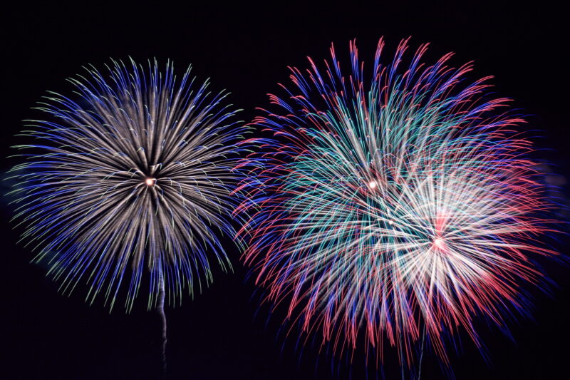 たたら祭りフィナーレ花火(埼玉県川口市)