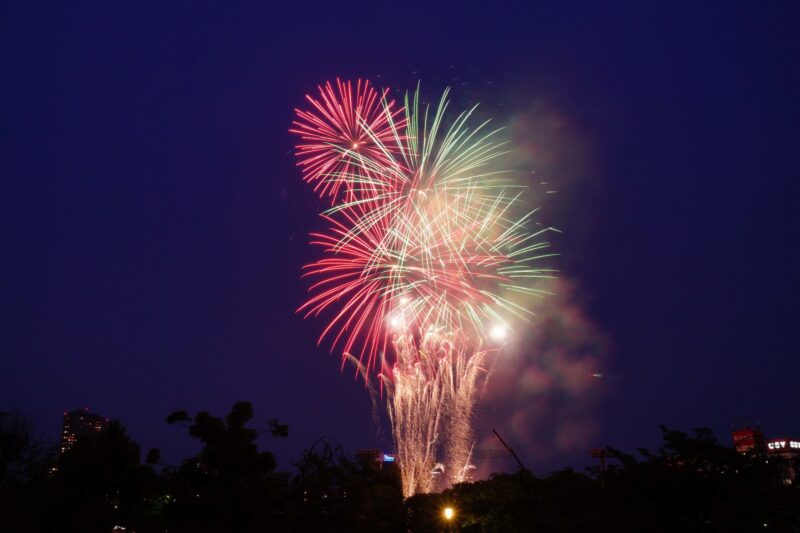 天神祭奉納花火(大阪府大阪市北区)