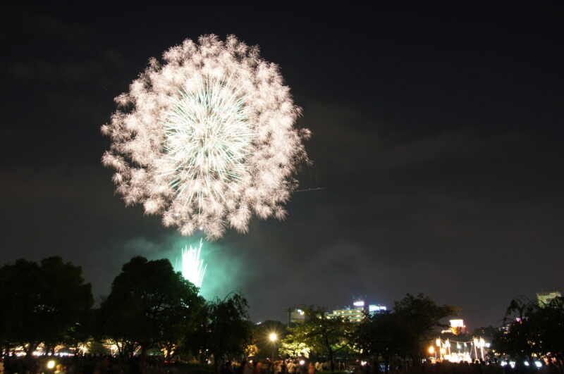 天神祭奉納花火(大阪府大阪市北区)