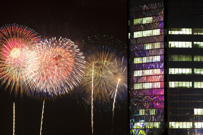 天神祭奉納花火(大阪府大阪市北区)