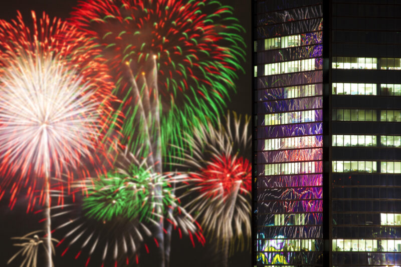 天神祭奉納花火(大阪府大阪市北区)