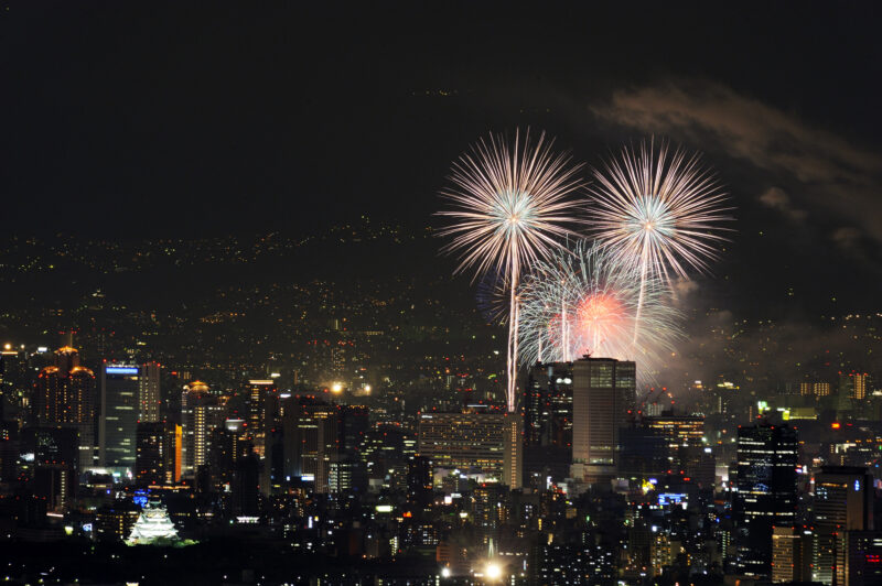 天神祭奉納花火(大阪府大阪市北区)