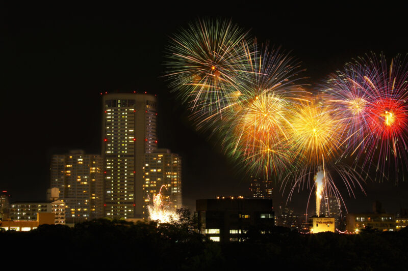 天神祭奉納花火(大阪府大阪市北区)