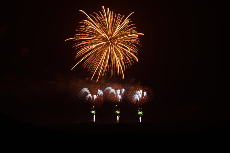 The絶景花火Mt.Fuji～世界花火博～(山梨県鳴沢村)