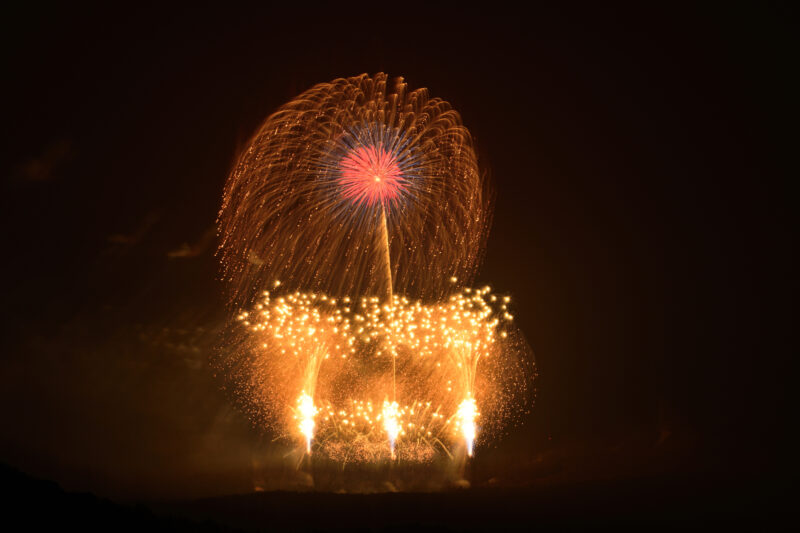 The絶景花火Mt.Fuji～世界花火博～(山梨県鳴沢村)