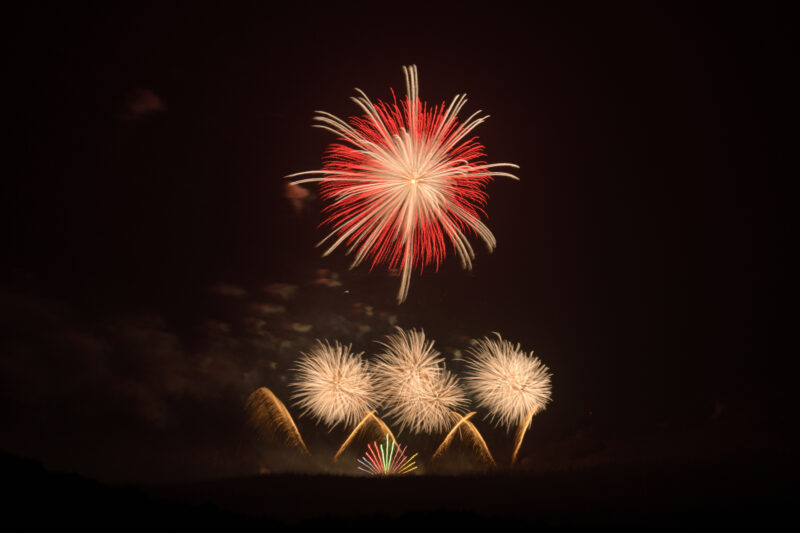 The絶景花火Mt.Fuji～世界花火博～(山梨県鳴沢村)