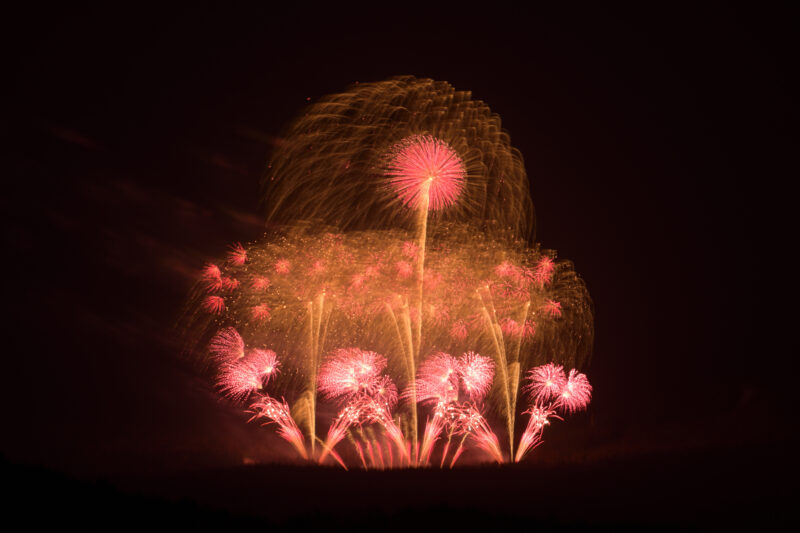 The絶景花火Mt.Fuji～世界花火博～(山梨県鳴沢村)