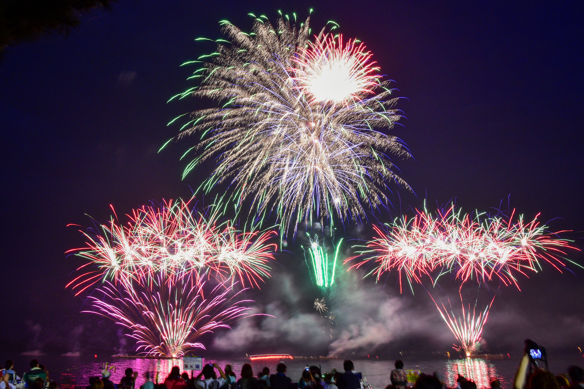 東北町湖水まつり花火大会(青森県東北町)